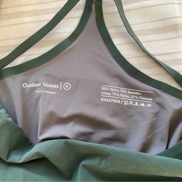 Outdoor Voices The Exercise Dress in Evergreen - Picture 3 of 4